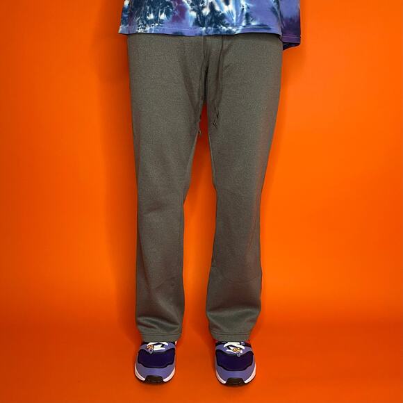 Under Armour Sweatpants Grey Polyester Subtle Logo - Picture 2 of 4